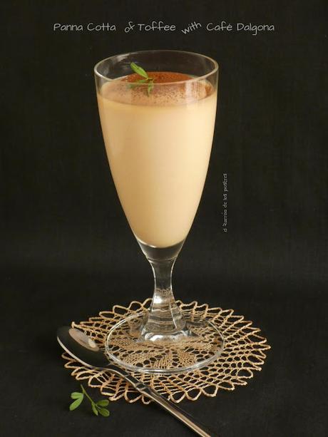 Panna Cotta de Toffee con Café Dalgona