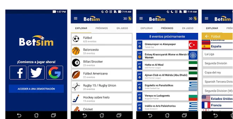 Betsim, una app para simular apuestas deportivas 