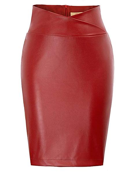Outfit Falda Roja Larga