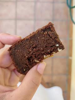 Brownie de plátano y avena vegano Brownie de plátano y avena vegano
