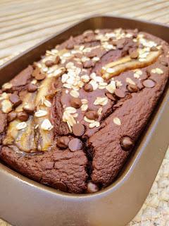 Brownie de plátano y avena vegano Brownie de plátano y avena vegano