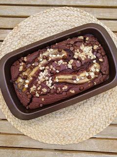 Brownie de plátano y avena vegano Brownie de plátano y avena vegano