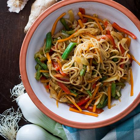 PANCIT FILIPINO VEGETARIANO