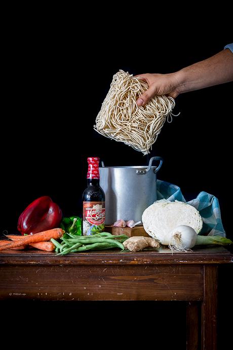 PANCIT FILIPINO VEGETARIANO