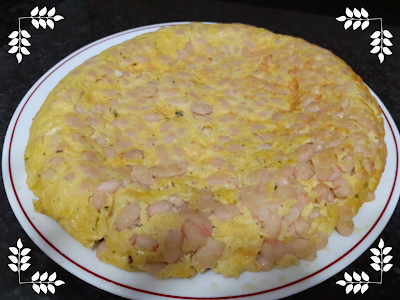 TORTILLA DE JUDÍAS  BLANCAS