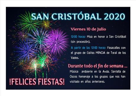 Toral de los Vados celebra San Cristobal con un programa mínimo de actividades