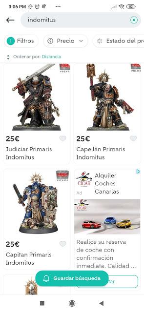 Despieces de Indomitus, ya a la venta en Ebay, Wallapop,... Despieces de Indomitus, ya a la venta en Ebay, Wallapop,...