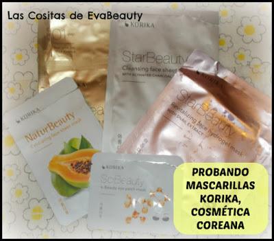 Probando mascarillas KORIKA cosmética coreana kbeauty Mascarillas faciales KORIKA cosmética coreana kbeauty en notino