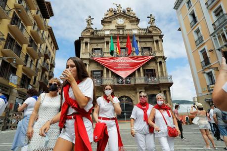 Pamplona sin fiesta por los “Sanfermines” de 7 de julio 2.020.