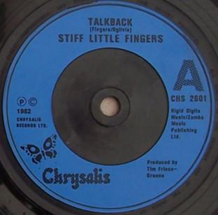 Stiff little fingers -Talk back 7