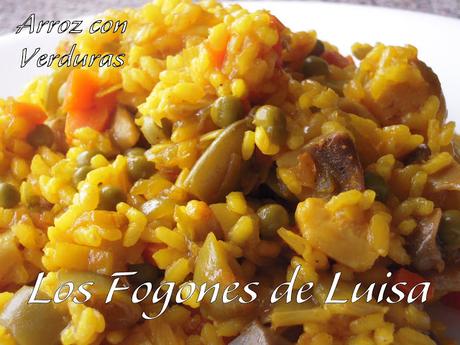 ARROZ CON VERDURAS DE CASA (A MI ESTILO)