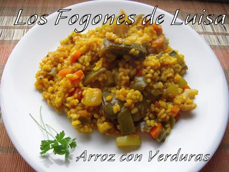 ARROZ CON VERDURAS DE CASA (A MI ESTILO)