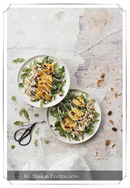 Ensalada de Melocotón y Bonito Ensalada de Melocotón y Bonito