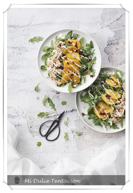 Ensalada de Melocotón y Bonito Ensalada de Melocotón y Bonito