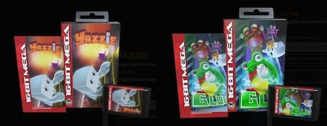 Yazzie  y Gluf disponibles en cartucho para Mega Drive
