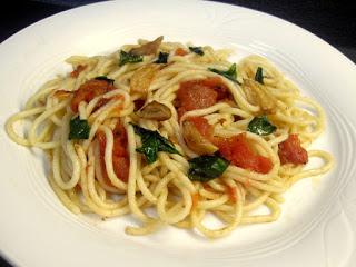 Receta de spagetti alla Toscana.