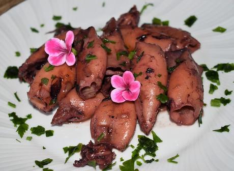 Calamares Encebollados