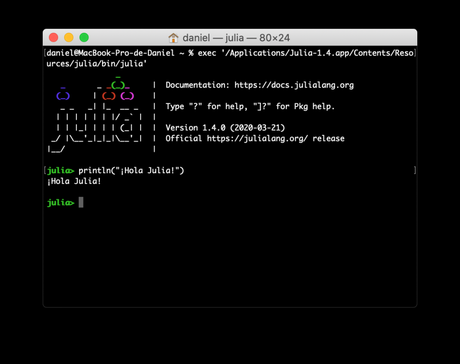 ¡Hola Julia!