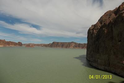 Un dique en la Patagonia