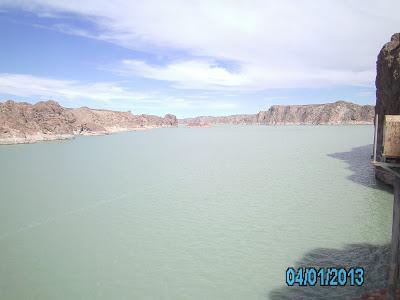 Un dique en la Patagonia