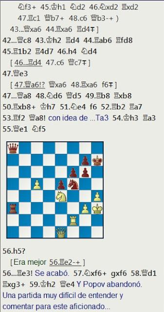 La partida de Kárpov de la primera ronda del Campeonato de la U.R.S.S. por Equipos - Riga 1968