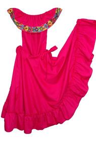 Falda Circular Roja De Nina