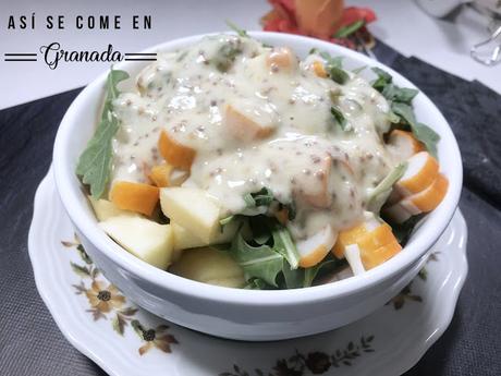 Ensalada fresca de manzana