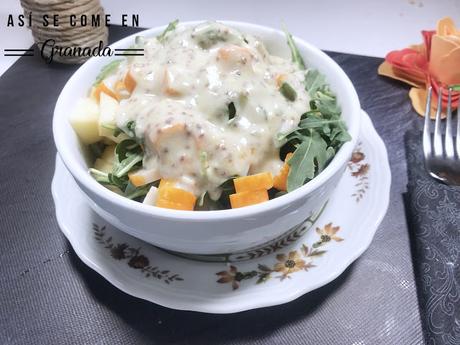 Ensalada fresca de manzana