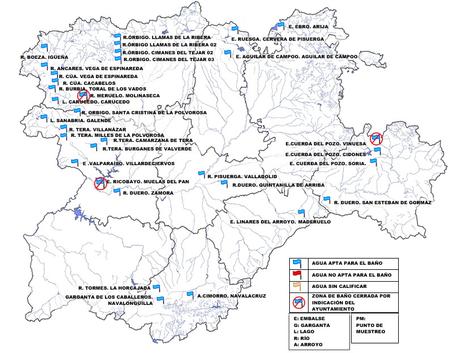 Playas fluviales en el Bierzo donde si te puedes bañar y en las que está prohibido este 2020