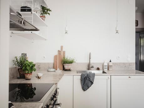 small kitchen scandinavian kitchen scandi kitchen modern kitchen modern kichen design kitchen contemporary kitchen cocina sin muebles superiores cocina nórdica cocina moderna cocina escandinava cocina de diseño cocina con muebles hasta el techo cocina con muebles altos  