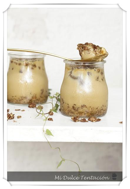 Panna Cotta de Café con Granola
