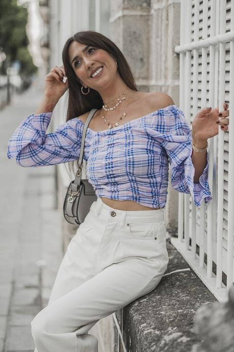 TOP DRAPEADO + PANTALONES WIDE LEG - REBAJAS EN ZARA rop top