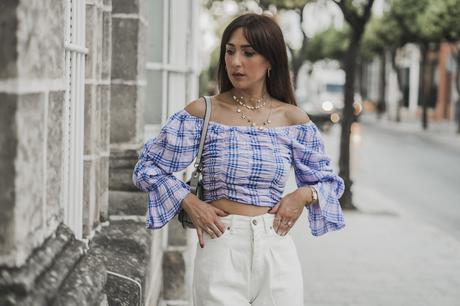 TOP DRAPEADO + PANTALONES WIDE LEG - REBAJAS EN ZARA TOP DRAPEADO + PANTALONES WIDE LEG - REBAJAS EN ZARA