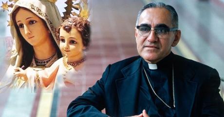 Mons. Óscar Romero y la Virgen del Carmen