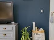 Proyecto azul: renovar cuarto color halfpainted wall