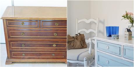 Proyecto azul: renovar un cuarto con color - halfpainted wall