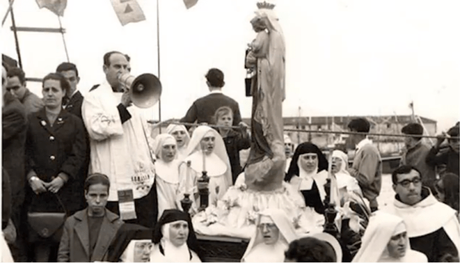 Procesión de el Carmen en el Barrio Pesquero