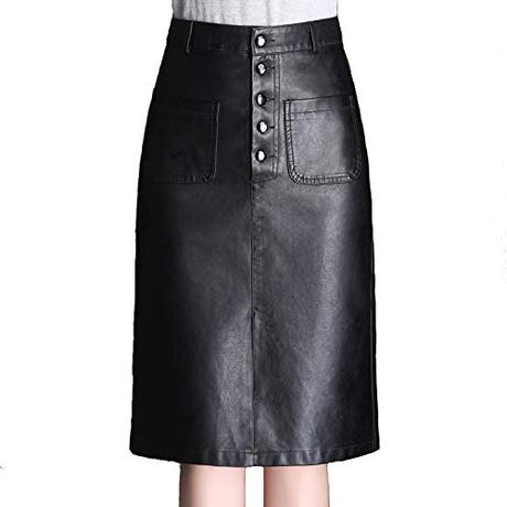 Falda Negra Cintura Alta