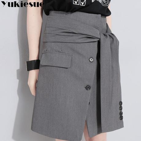 Falda Negra Cintura Alta