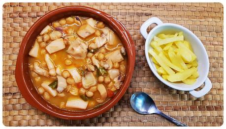 Choco con garbanzos Choco con garbanzos