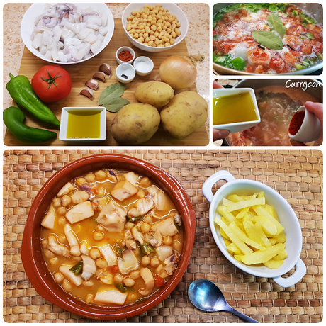 Choco con garbanzos Choco con garbanzos