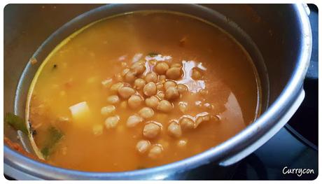 Choco con garbanzos