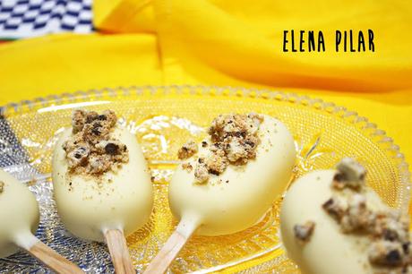 Mini magnum de curd de limón y leche condensada Mini magnum de curd de limón y leche condensada