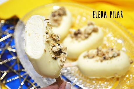 Mini magnum de curd de limón y leche condensada Mini magnum de curd de limón y leche condensada