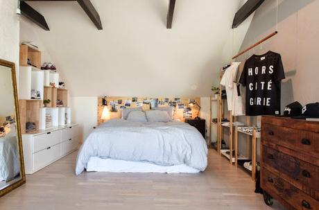 Un estudio en el ático