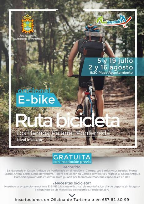 Planes para el fin de semana en el Bierzo. 17 al 19 de julio 2020