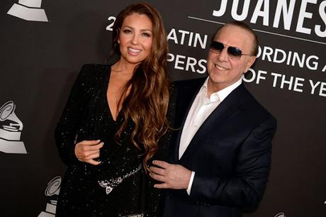 Tommy Mottola cumplió 71 años y Thalía (@Thalia)  lo sorprendió así (VIDEO)