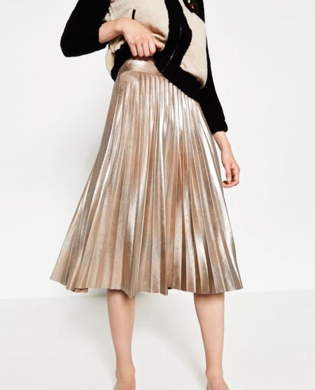 Falda Midi Zara 2017