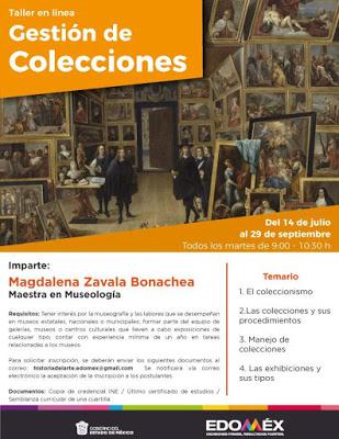 INICIA CURSO-TALLER “GESTIÓN DE COLECCIONES” EN EL EDOMÉX