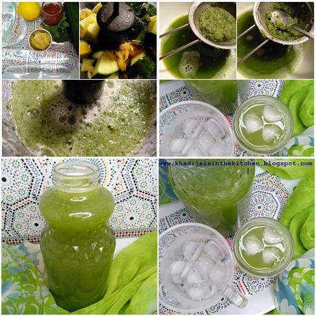 LIMONADE AU CONCOMBRE / CUCUMBER LEMONADE / LIMONADA DE PEPINO / شراب الخيار